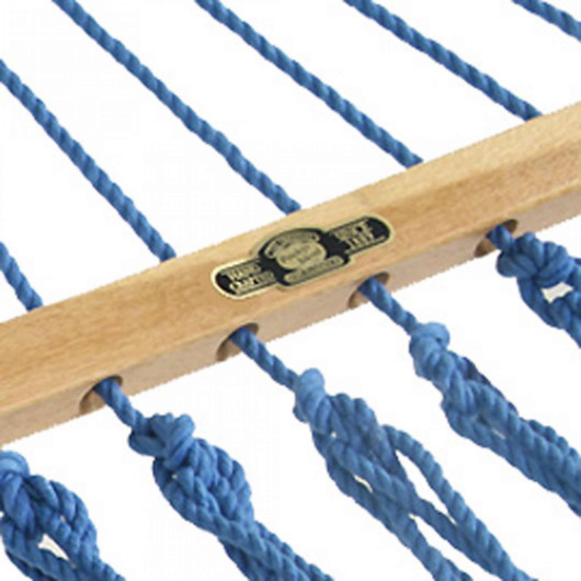 Deluxe DuraCord Rope Hammock Coastal Blue DC14CB Hatteras