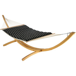 Pillowtop Hammock - Classic Black Stripe