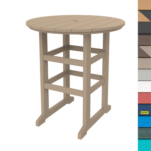 DURAWOOD® Round Bar Height Table