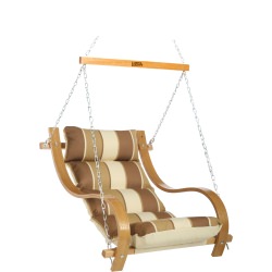 Single Swing With Oak Arms - Rio Birch Stripe