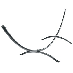 Steel Arc Hammock Stand - Black