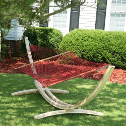 Deluxe DuraCord Rope Hammock - Garnet
