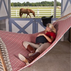 Quick-Dry Hammock - Equestrian - Red Watermark
