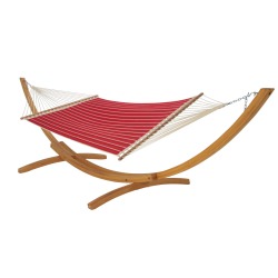 Quilted Hammock -  Royal Red Stripe