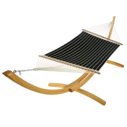 Quilted Hammock - Classic Black Stripe