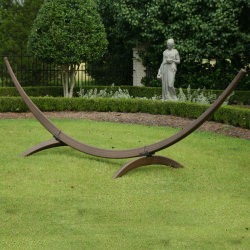 All-Weather Wicker Roman Arc Hammock Stand
