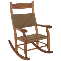 Hatteras Outdoors Cumaru Rocker - Mocha Rope Color Hatteras Outdoors Cumaru Rocker - Mocha Rope Color