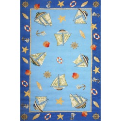 Excursion Blue Outdoor Rug