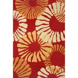 Fruit Cocktail Garnet Outdoor Rug