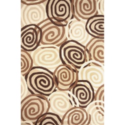 Pogo Antique Brown Outdoor Rug