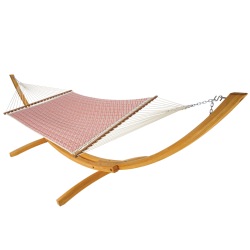 Quilted Hammock - Crimson Watermark