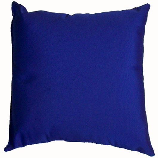 Royal Blue Sunbrella Outdoor Throw Pillow (16 in. x 16 in.)