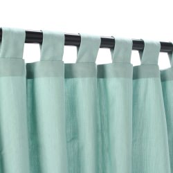 Sunbrella Outdoor Curtain with Tabs - Mist 