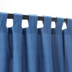 WeatherSmart Outdoor Curtain with Tabs - Coastal Blue 