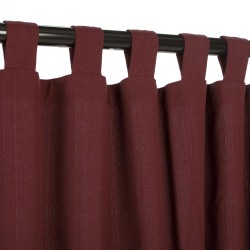 WeatherSmart Outdoor Curtain With Tabs - Dark Wine