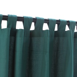 WeatherSmart Outdoor Curtain With Tabs - Emerald Green 