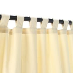 WeatherSmart Outdoor Curtain with Tabs - Oatmeal 