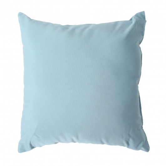 Mineral Blue Sunbrella Outdoor Throw Pillow 19 in. x 10 in. Rectangle