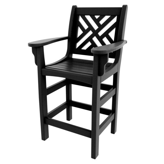Chippendale Counter Height Chair with Arms