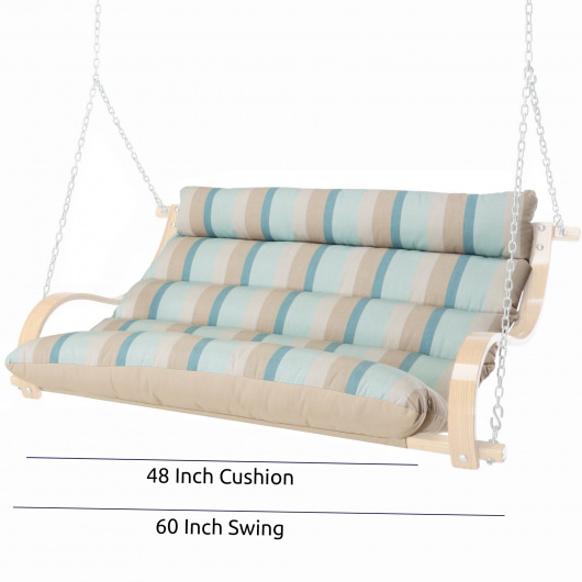 48 Inch Replacement Cushion For 60, Futon Patio Swing Replacement Cushions