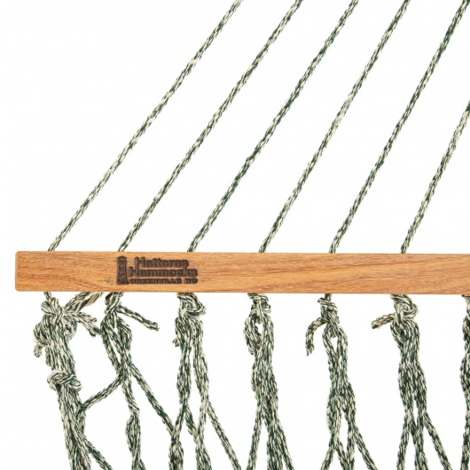 DURACORD® Small Rope Hammock - Green Oatmeal Heirloom Tweed