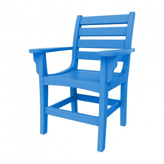 Horizontal Dining Chair with Arms