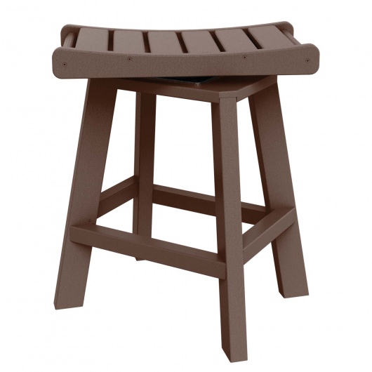Counter Height Swivel Saddle Stool