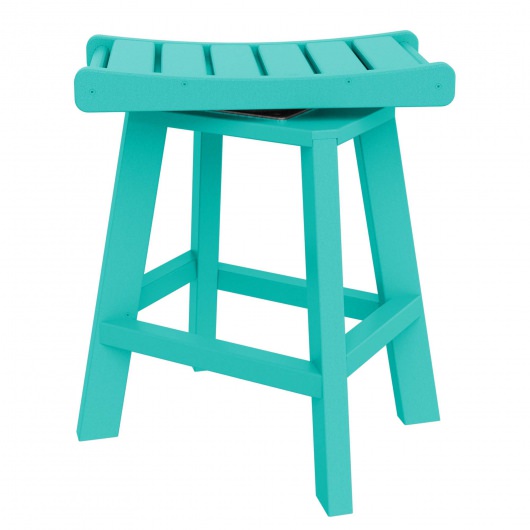 Counter Height Swivel Saddle Stool