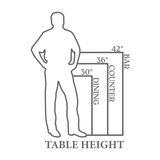 Round Bar Height Table