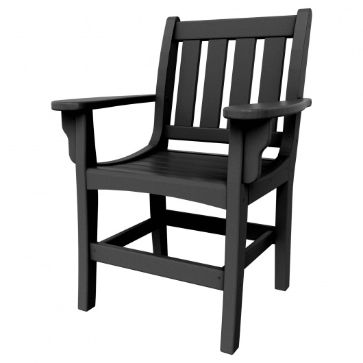 Vertical Dining Chair With Arms