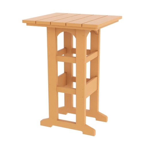 DURAWOOD® Poly Square Bar Height Table - 28 in. x 26 in.