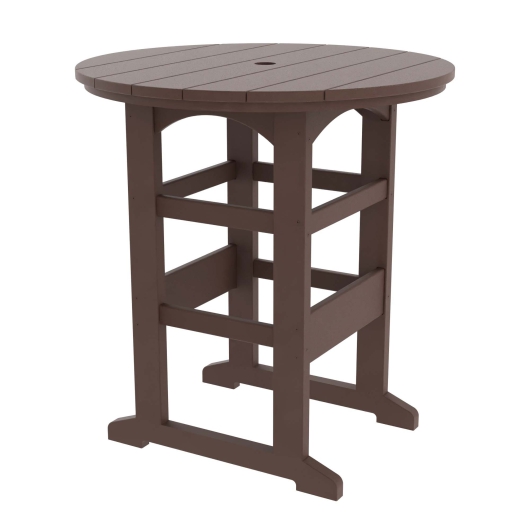 DURAWOOD® Poly Round Bar Height Table 39.5 in.