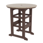 DURAWOOD® Poly Round Bar Height Table 39.5 in.