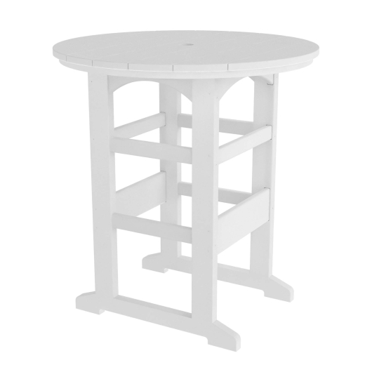 DURAWOOD® Poly Round Bar Height Table 39.5 in.