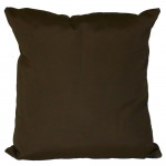 Bay Brown Sunbrella Outdoor Throw Pillow (19 in. x 19 in.)