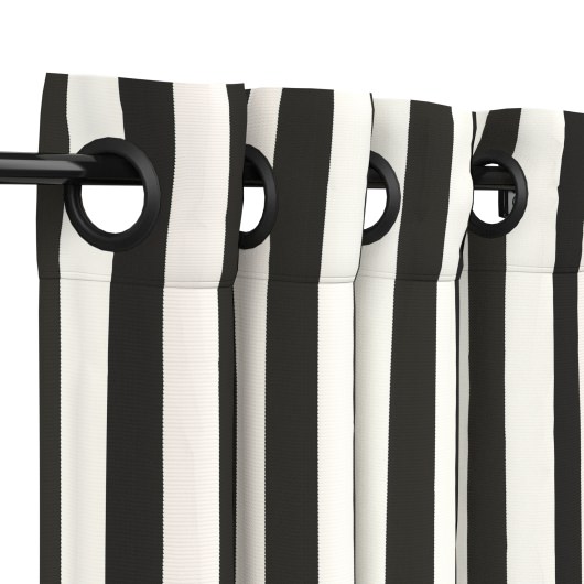 Sunbrella Cabana Classic Outdoor Curtain with Grommets