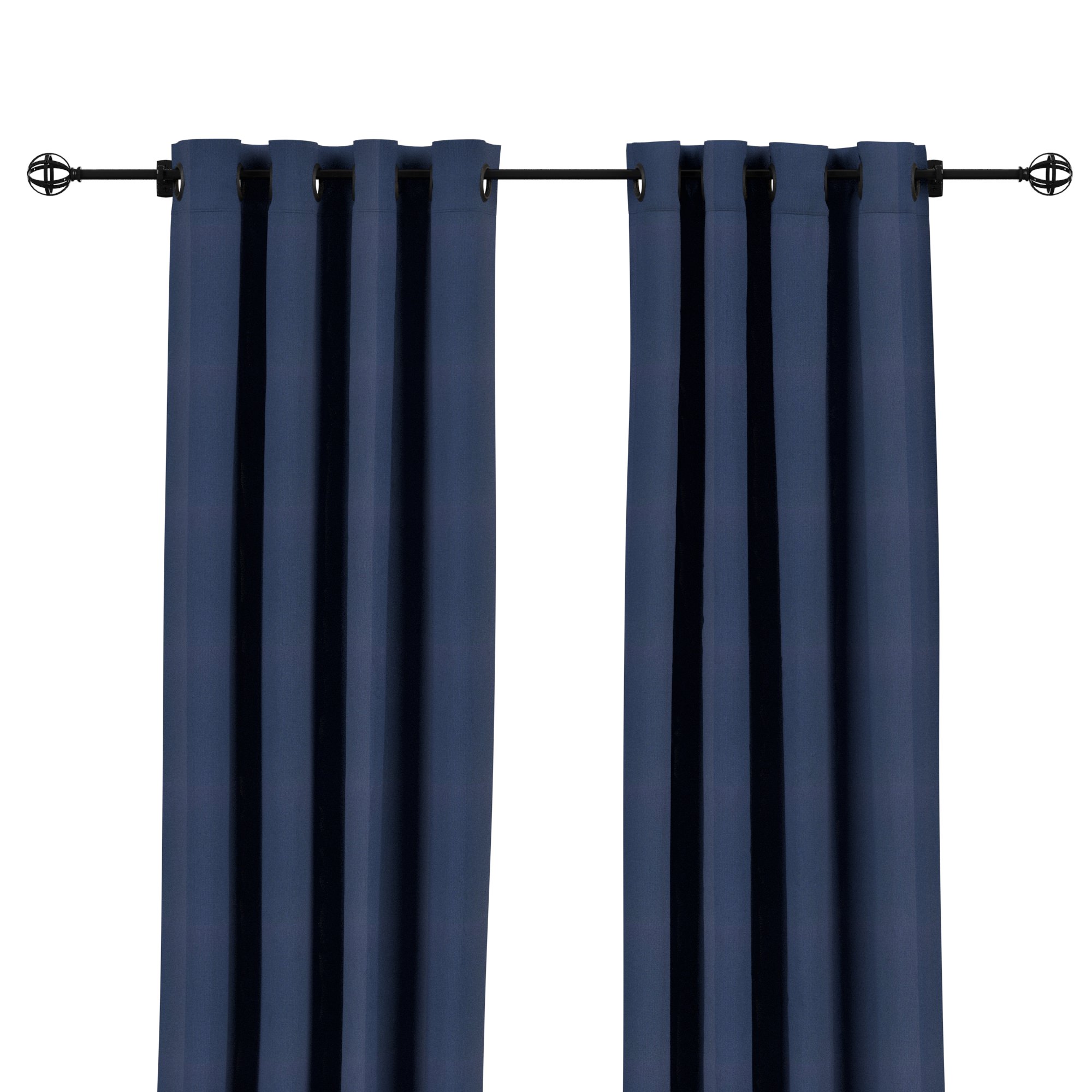 Grommeted Dove Sunbrella Outdoor Curtains