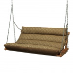 Deluxe Sunbrella Cushion Swing - Arch Cocoa