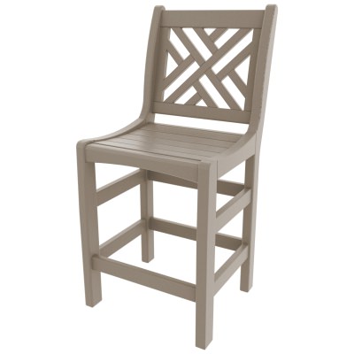 DURAWOOD® Poly Chippendale Counter Height Chair