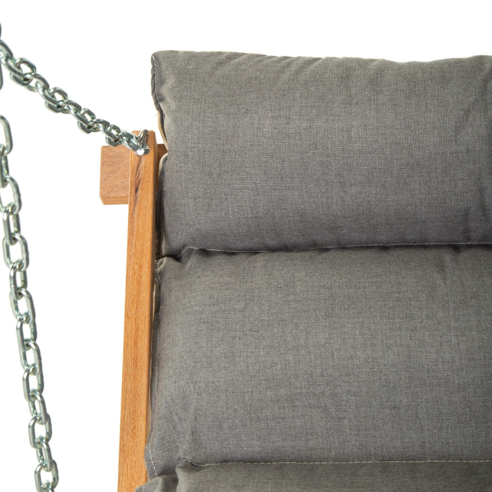 Deluxe Sunbrella Cushion Swing - Cast Slate