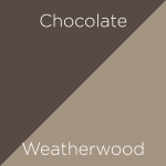 Adirondack Rocker - Chocolate/Weatherwood