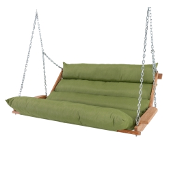 Sunbrella® Deluxe Cushion Swing - Spectrum Cilantro