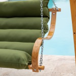 Deluxe DURACORD® Cushion Curved Oak Double Swing - Leaf Green
