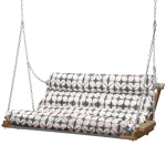 Deluxe Premium Sunbrella Cushion Swing - Midori Stone