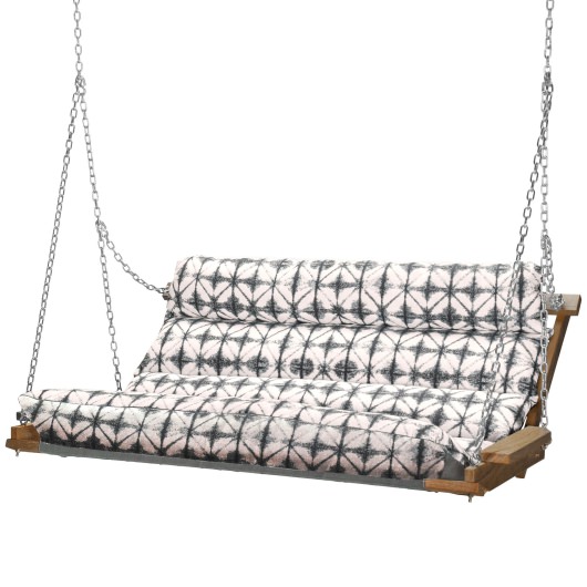 Deluxe Sunbrella Cushion Swing - Midori Stone