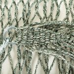 Small DuraCord Rope Hammock - Green Oatmeal Heirloom Tweed