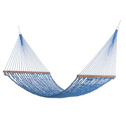 Large DuraCord Rope Hammock - Coastal Blue