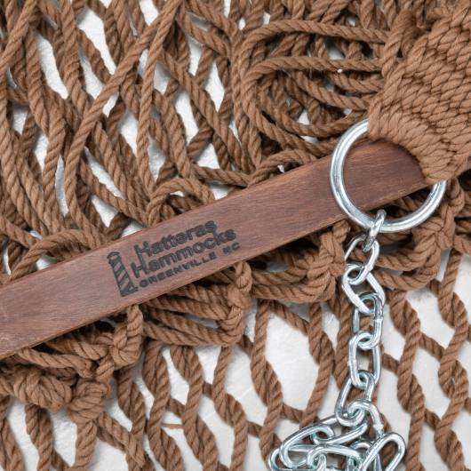 DURACORD® Executive Rope Hammock - Antique Brown