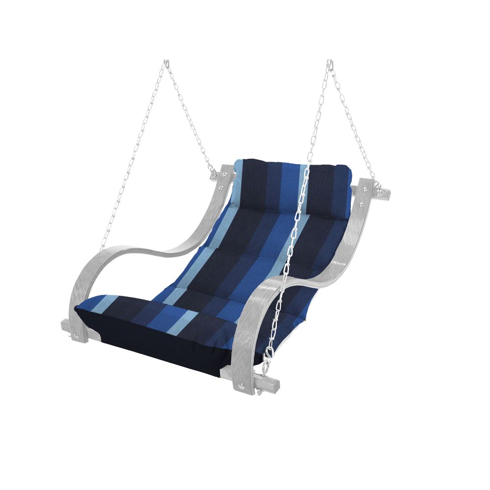 Single Swing with Curved Oak Arms Replacement Cushion