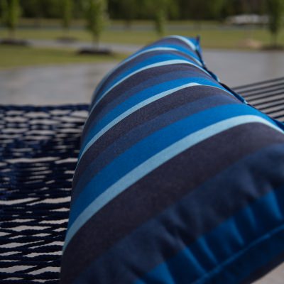 Long Plush Sunbrella® Hammock Pillow - Gateway Indigo